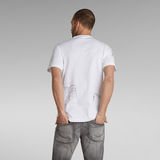 G-STAR Outlet Multi Object Graphic T-Shirt White