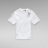 G-STAR Outlet Multi Object Graphic T-Shirt White