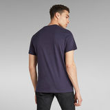 G-STAR Outlet Originals Stripe Logo T-Shirt Dark blue