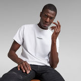 G-STAR Outlet Center Chest Logo GR Loose T-Shirt White
