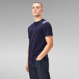 G-STAR Outlet Shoulder Tape Reflective Logo T-Shirt Dark blue