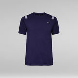 G-STAR Outlet Shoulder Tape Reflective Logo T-Shirt Dark blue