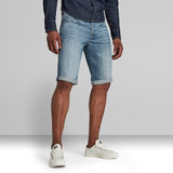 G-STAR Outlet 3301 Denim Shorts Light blue