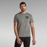 G-STAR Outlet Licence Graphic T-Shirt Grey