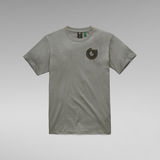 G-STAR Outlet Licence Graphic T-Shirt Grey