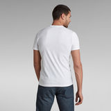 G-STAR Outlet Color Block Originals Slim T-Shirt White