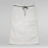 G-STAR Outlet Lintell Midi Skirt Beige