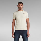 G-STAR Outlet Slim Base T-Shirt Beige