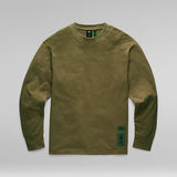 G-STAR Outlet Back Tape Oversized T-Shirt Green