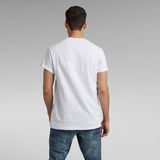 G-STAR Outlet Chest Text Graphic T-Shirt White