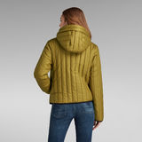 G-STAR Outlet Meefic Vertical Quilted Jacket Brown