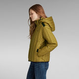 G-STAR Outlet Meefic Vertical Quilted Jacket Brown