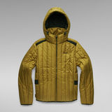 G-STAR Outlet Meefic Vertical Quilted Jacket Brown