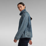 G-STAR Outlet Long Sleeve Mock Neck Shirt Medium blue