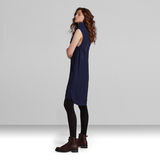 G-STAR Outlet Vestido Millery Mock Azul oscuro