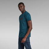 G-STAR Outlet Paint Graphic T-Shirt Dark blue