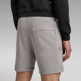 G-STAR Outlet Stitch Panel Sweat Shorts Grey