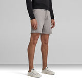 G-STAR Outlet Stitch Panel Sweat Shorts Grey