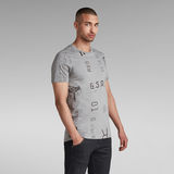 G-STAR Outlet Graphics Allover Slim T-Shirt Multi color