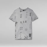 G-STAR Outlet Graphics Allover Slim T-Shirt Multi color