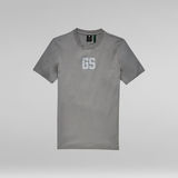 G-STAR Outlet Camiseta Stitch & Graphic Slim Gris