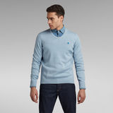 G-STAR Outlet Classic Sport Knitted Sweater Medium blue