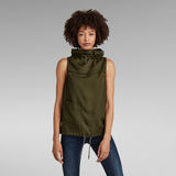 G-STAR Outlet Sleeveless mock neck top Green