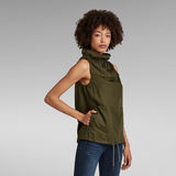G-STAR Outlet Sleeveless mock neck top Green