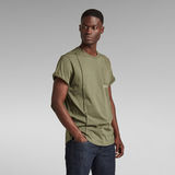 G-STAR Outlet Lash Pocket Back Graphic T-Shirt Green