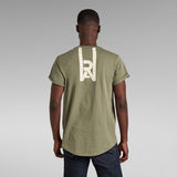 G-STAR Outlet Lash Pocket Back Graphic T-Shirt Green