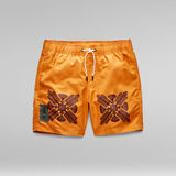 G-STAR Outlet Dirik Token Swim Shorts Orange
