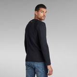 G-STAR Outlet Plated 3D Biker Knit Dark blue