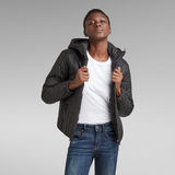 G-STAR Outlet Meefic Vertical Quilted Jacket Black