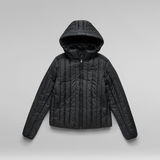 G-STAR Outlet Meefic Vertical Quilted Jacket Black