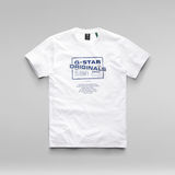 G-STAR Outlet Originals Logo T-Shirt White