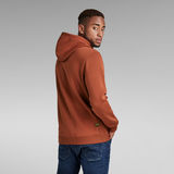 G-STAR Outlet Premium Core Hooded Sweater Red