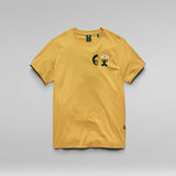 G-STAR Outlet Back Graphic T-Shirt Yellow