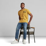 G-STAR Outlet Back Graphic T-Shirt Yellow
