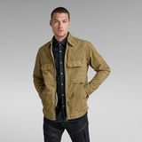 G-STAR Outlet Zip Cord Overshirt Green