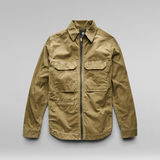 G-STAR Outlet Zip Cord Overshirt Green