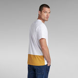 G-STAR Outlet Canoe Colorblock T-Shirt White