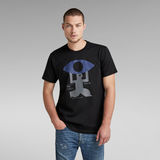 G-STAR Outlet Canoe Colorblock T-Shirt Black
