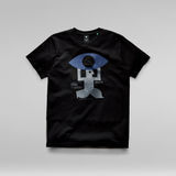 G-STAR Outlet Canoe Colorblock T-Shirt Black