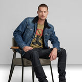 G-STAR Outlet Canoe Colorblock T-Shirt Green