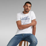 G-STAR Outlet Originals Logo T-Shirt White