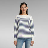 G-STAR Outlet Stripe Graphic Boat Top Multi color
