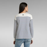 G-STAR Outlet Stripe Graphic Boat Top Multi color