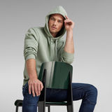G-STAR Outlet Premium Core Hooded Sweater Light blue