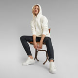 G-STAR Outlet Premium Core 2.0 Hooded Sweater White