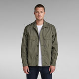G-STAR Outlet 2 Flap Pocket Relaxed Overshirt Green